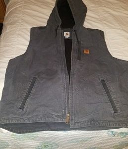carhartt men's knoxville hooded vest